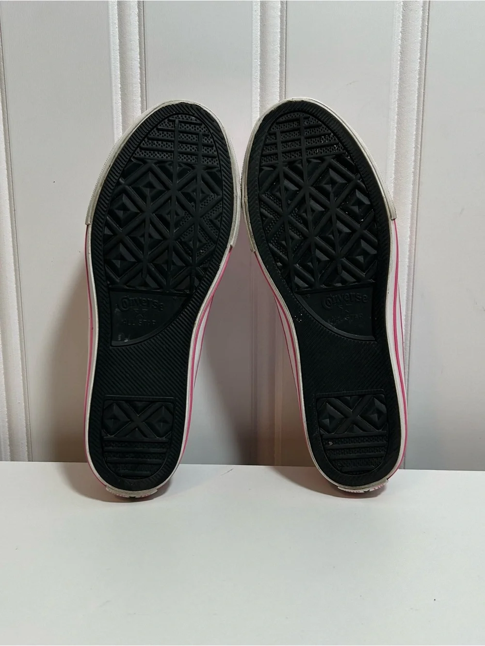 Converse ctas Pink Glitter Low Top Sneakers (Kids)